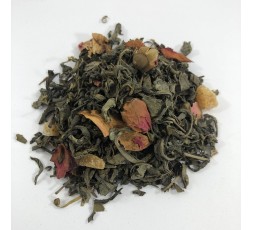 Ροδάκινο & Τριαντάφυλλο Πράσινο Τσάι Κίνας 100gr(Chinese Dragon)