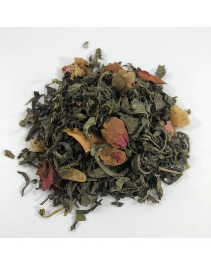 Ροδάκινο & Τριαντάφυλλο Πράσινο Τσάι Κίνας (Chinese Dragon)