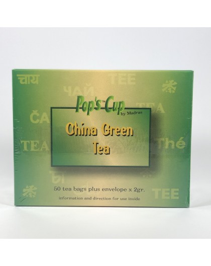 Pop's Cup 50 Φακελάκια Πράσινο Τσάι Κίνας