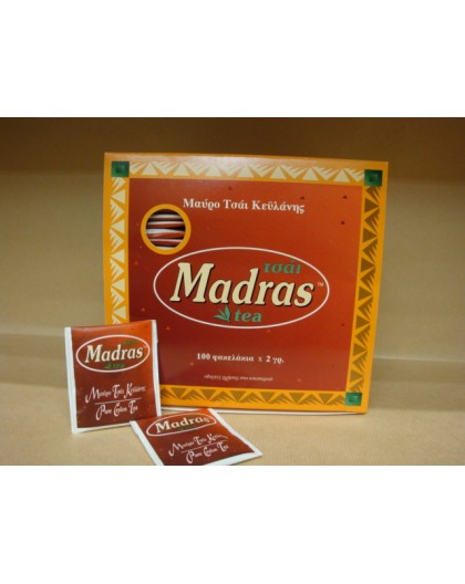 Madras 100 Φάκελα Μαύρο Τσάι Κεϋλάνης